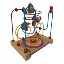 Brinquedo Didático Educativo Aramado Montanha Russa Relógio Cor Colorido Foto mini 3