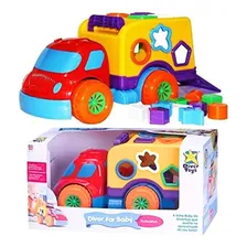 Brinquedo Diver Toys Robustus Baby Com Encaixe 639 Vermelho Foto mini 4