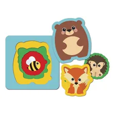 Brinquedo Educativo Babebi Mini Quebra-cabeça Progressivo Foto  mini 1