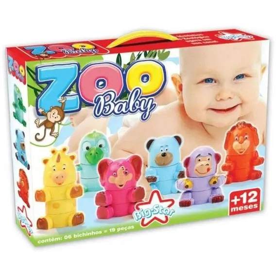 Brinquedo Educativo Bebê Zoo Baby Big Star Cor Colorido Foto 1