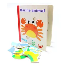 Brinquedo Educativo Com Peças Para Encaixe Livro Com 3 Peças Foto  mini 1