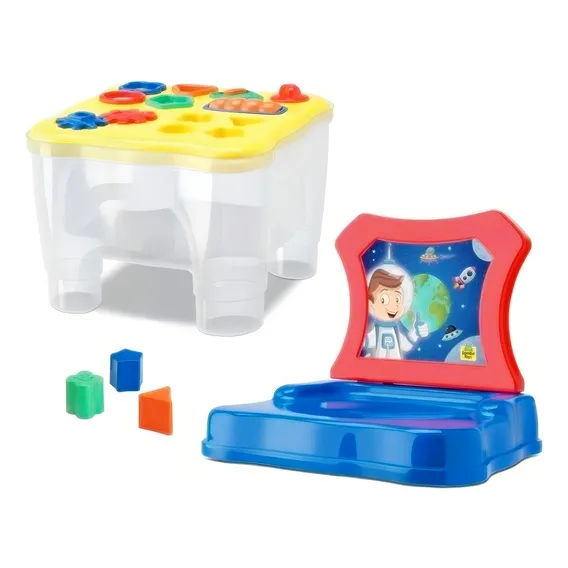 Brinquedo Educativo Infantil Cadeirinha Menino - Samba Toys Foto 1