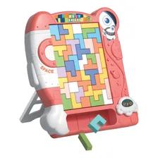 Brinquedo Educativo Jogo Tetris Quebra Cabeça Combinação Foto mini  2