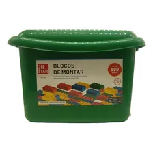 Brinquedo Educativo Mix Blocos De Montar 500 Peças Foto mini  3
