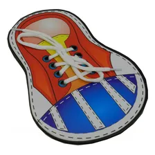Brinquedo Educativo Para Coordenação Motora - Alinhavo Tênis Foto mini 1
