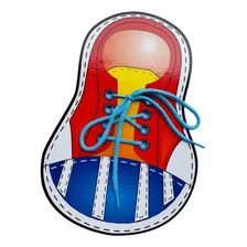 Brinquedo Educativo Para Coordenação Motora - Alinhavo Tênis Foto mini 4