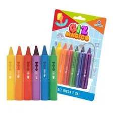 Brinquedo Educativo Polibrinq Giz Magico Risca E Apaga Be010 Foto mini 3