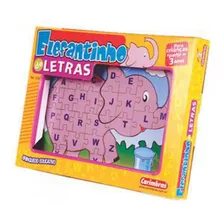 Brinquedo Educativo Quebra-cabeça Elefantinho Das Letras Foto mini 3