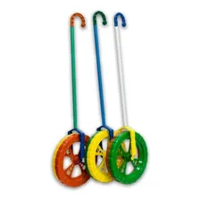 Brinquedo Empurrar Infantil Puxar Gira Gira Sonoro Brinquedo Foto mini 3