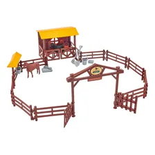 Brinquedo Fazendinha Mini Rancho Cavalo Estábulo E Acessório Foto mini 3