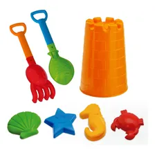 Brinquedo Infantil Brincar Na Areia Praia Kit Castelinho Foto mini 1