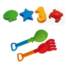 Brinquedo Infantil Brincar Na Areia Praia Kit Castelinho Foto mini 2