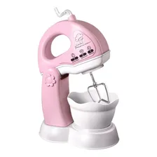 Brinquedo Infantil Cozinha Kit Batedeira New Le Chef Rosa Branco E Rosa Foto mini 3