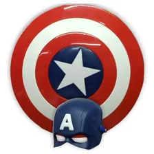 Brinquedo Infantil Escudo Capitão América + Máscara Foto  mini 1