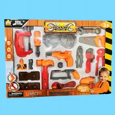 Brinquedo Infantil Ferramentas Menino Martelo Serra Parafuso Foto mini 3