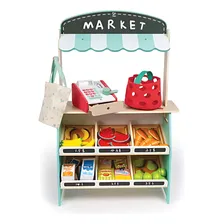 Brinquedo Infantil Mercadinho Em Madeira Com Frutas Xalingo Foto mini 2
