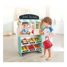 Brinquedo Infantil Mercadinho Em Madeira Com Frutas Xalingo Foto mini 3