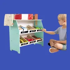 Brinquedo Infantil Mercadinho Em Madeira Com Frutas Xalingo Foto mini 4
