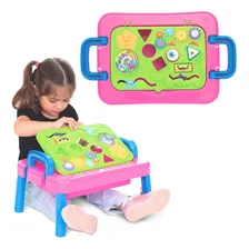 Brinquedo Infantil Mesa Didática Presente Menina 1 Ano Bebê Foto mini 3