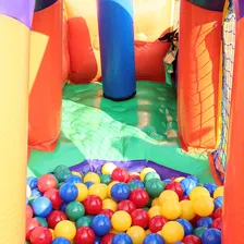 Brinquedo Inflável Multiplay Home Motor E Piscina De Bolas Foto mini 4