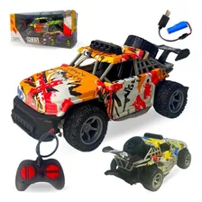 Brinquedo Jeep Carrinho De Controle Remoto Subida Na Terra Foto  mini 1