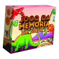 Brinquedo Jogo Da Mem贸ria Dinossauros 24 Pe莽as Mdf Paper Toy Foto mini 1
