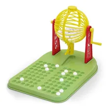 Brinquedo Jogo De Bingo Com 48 Cartelas Bolinhas E Globo Foto  mini 1