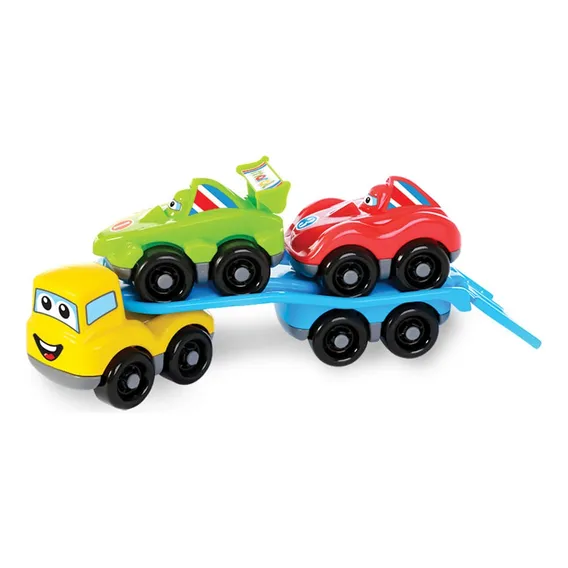 Brinquedo Kit Corrida Infantil 26pçs Maral Race Team Pista Cor Colorido Foto 1