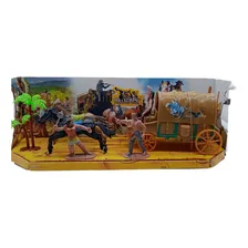 Brinquedo Kit Diligência Faroeste Coleção Indios Americanos Cor Colors Foto mini 2