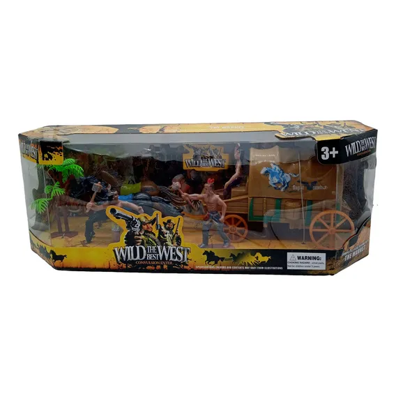 Brinquedo Kit Diligência Faroeste Coleção Indios Americanos Cor Colors Foto 1