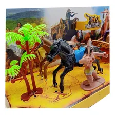 Brinquedo Kit Diligência Faroeste Coleção Indios Americanos Cor Colors Foto mini 3