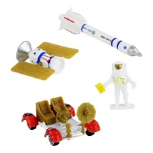 Brinquedo Kit Espacial Astronauta Carrinho Foguete Satélite Foto mini 1