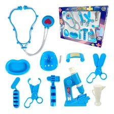 Brinquedo Kit Médico Infantil Medical Center Para Crianças Cor Peq-doutor-azul Foto mini 1