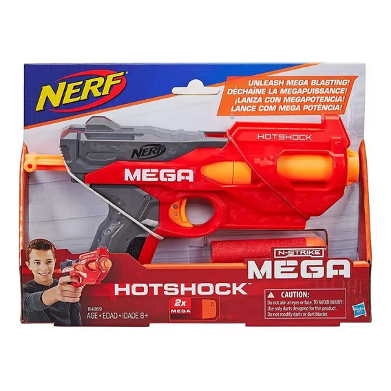 Brinquedo Lançador Nerf N-strike Mega Hotshock Hasbro B4969 Foto 1
