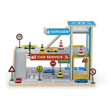 Brinquedo Madeira Car Service Postinho E Garagem Junges 090 Foto mini 1