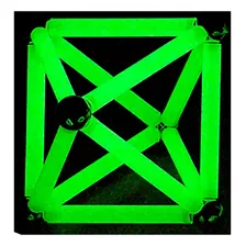 Brinquedo Magnético Fosforecente Magstix 133 Kit 56 Peças Foto mini 2