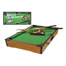 Brinquedo Mesa Sinuca Bolas Taco Jogo De Verdade Foto mini 4