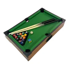 Brinquedo Mesa Sinuca Bolas Taco Jogo De Verdade Foto mini 1