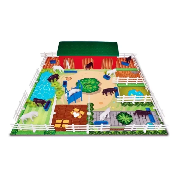 Brinquedo Minha Fazenda 41 Peças Animais - Nig Foto 1