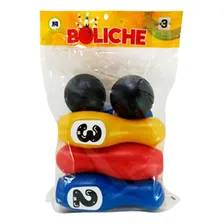 Brinquedo Mini Boliche 6 Pinos 2 Bolas Lembrancinha Diversão Foto mini 1