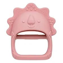 Brinquedo Mordedor E Massageador MĂŁozinha Para BebĂȘ Rosa Buba Foto mini 2