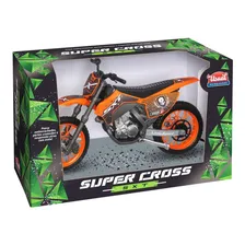 Brinquedo Moto Super Cross Sxt Suspensão Com Mola Usual Foto mini 2