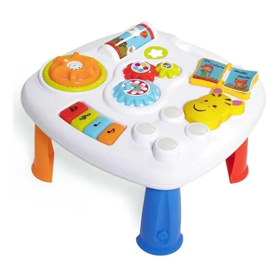 Brinquedo Music Table Tateti Calesita Branco Foto 1