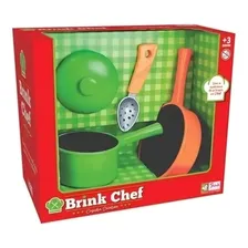 Brinquedo Panelinhas Kit Brink Chef 04 Peças - Brink Model Foto mini 2