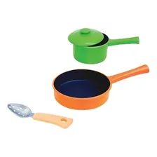 Brinquedo Panelinhas Kit Brink Chef 04 Peças - Brink Model Foto mini 4