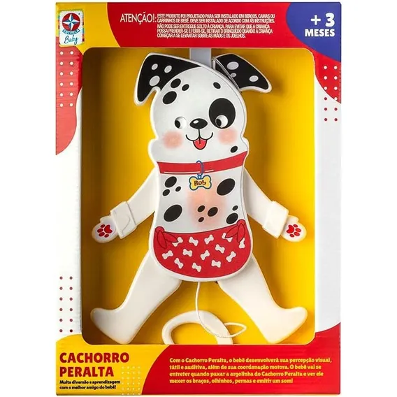 Brinquedo Para Bebê Cachorro Peralta Móbile / Estrela Baby Foto 1