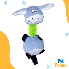 Brinquedo Para Cachorro PelĂșcia Com Mordedor Burrinho Apito Foto mini 3