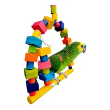 Brinquedo Para Papagaio Balanço Encanto Das Aves Brinquedos Foto  mini 1