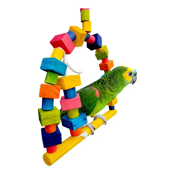 Brinquedo Para Papagaio Balanço Encanto Das Aves Brinquedos Foto 1