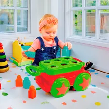 Brinquedo Pedagógico Amicãozinho Puxar Estimulante Criativo Foto mini 4